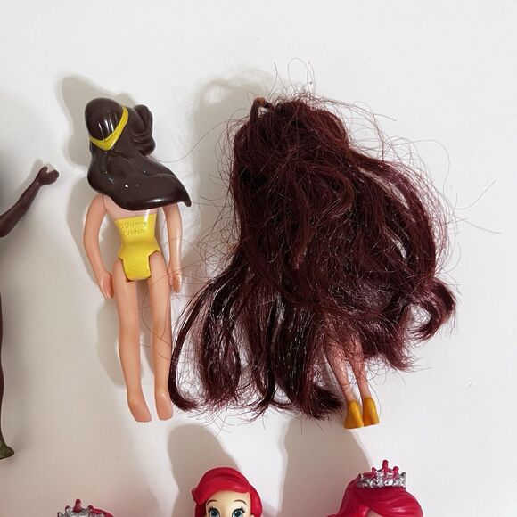 Disney Princess Little Kingdom MagiClip Dolls Lot of 23 Ariel Cinderella Aurora - Picture 11 of 15